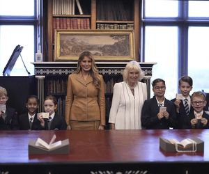 Pierwsza Dama USA w Windsorze spotkała się z królową Kamilą i księżną Kate