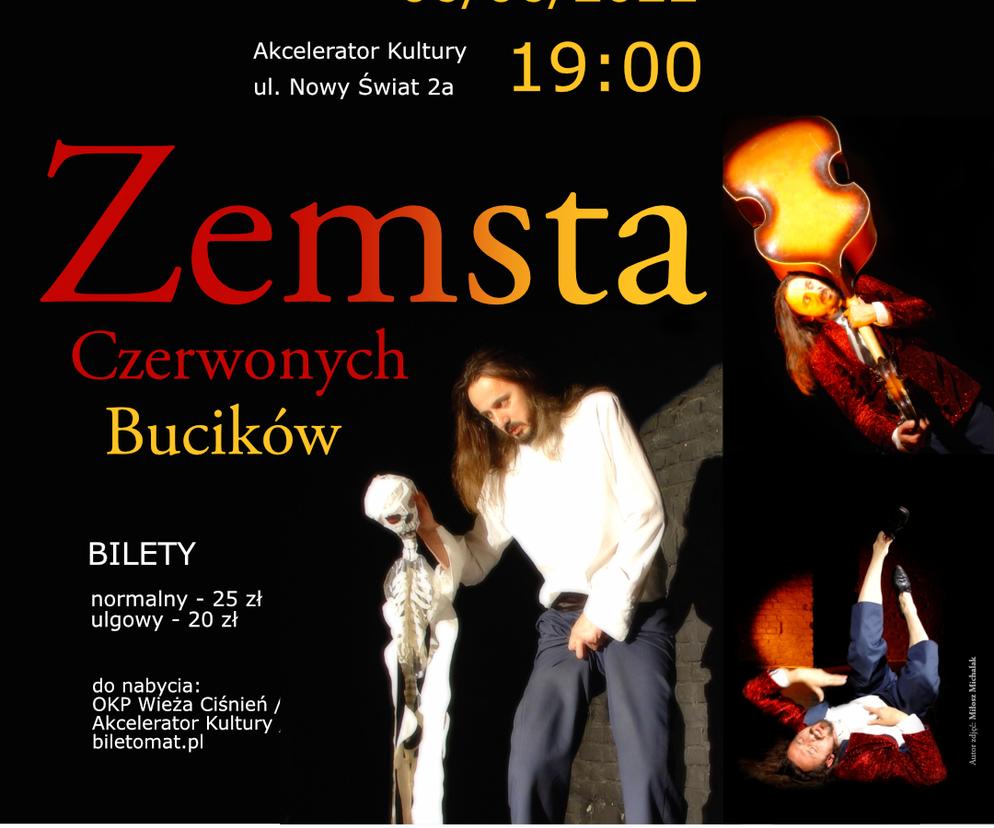 „Zemsta Czerwonych Bucików”  w Akceleratorze Kultury w Kaliszu 