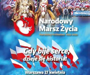 Warszawa: 27 kwietnia narodowy Marsz Życia