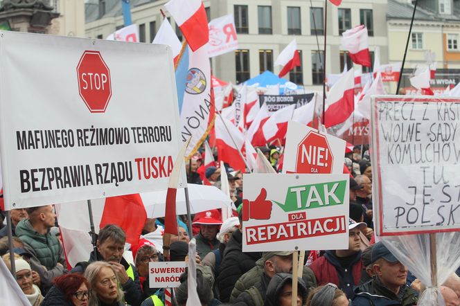 Manifestacja PiS w Warszawie (11.10.2025)