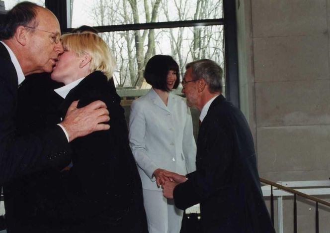 Od lewej: Stanisław Fiszer, Ewa Kuryłowicz, Ewa P. Porębska, Stefan Kuryłowicz
