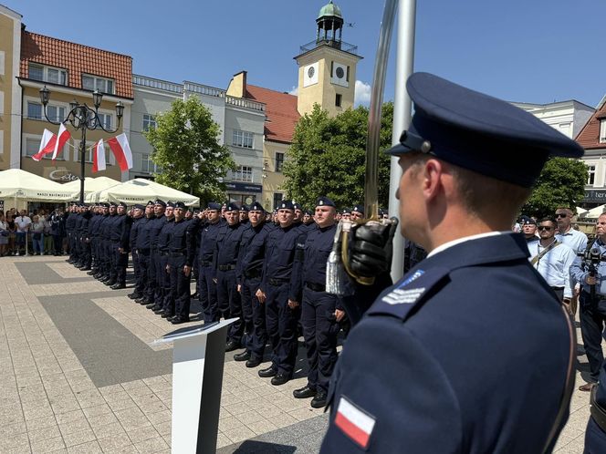 Ślubowanie nowych policjantów Śląskiej Policji