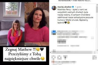 Joanna Koroniewska i Maciej Dowbor śmieszkują po śmierci Mathew Perry'ego.