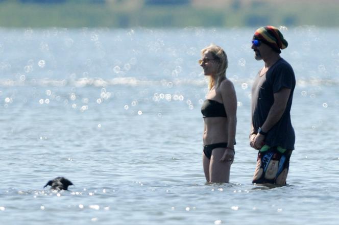 Patrycja Markowska  na skuterze 