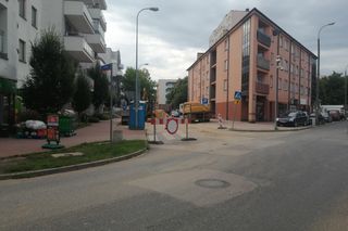 Remont na ul. Błonie w Siedlcach