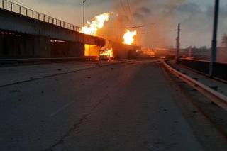 Atak rakietowy na ukraińskie miasta