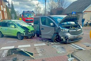 Czworo dzieci trafiło do szpitala. Kierowca volkswagena był nietrzeźwy. Groźny wypadek w Supraślu