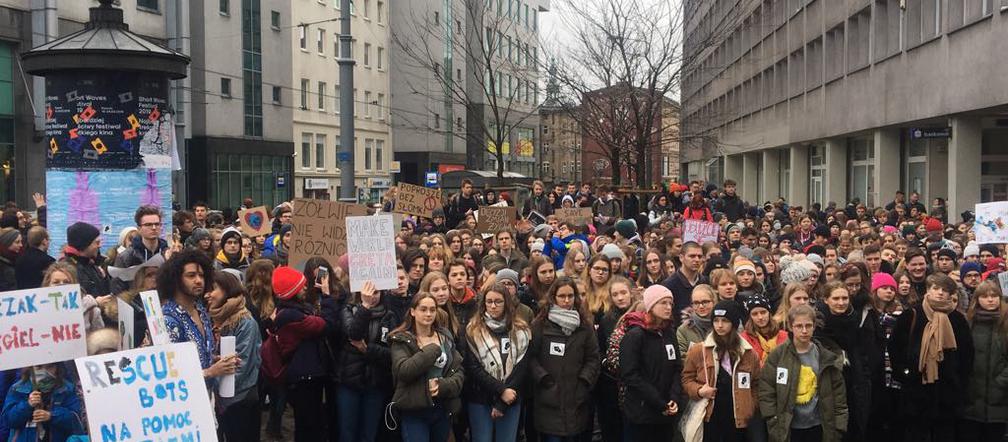 Młodzieżowy Strajk Klimatyczny w Poznaniu