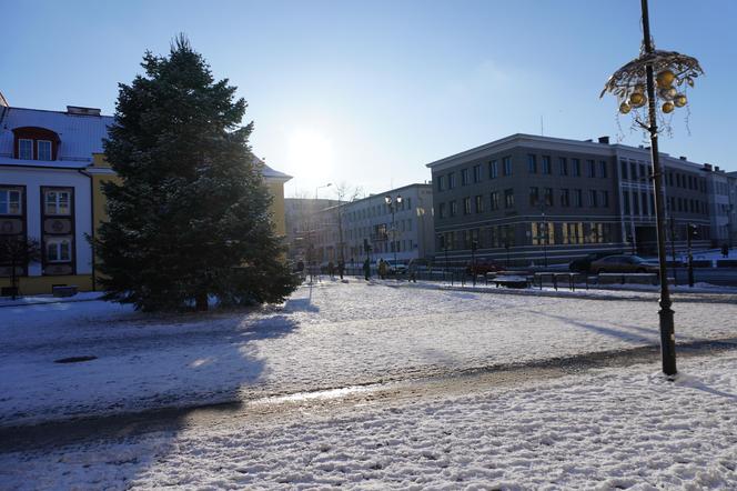 Choinka stanęła w centrum Białegostoku. 12-metrowa atrakcja gotowa na Boże Narodzenie