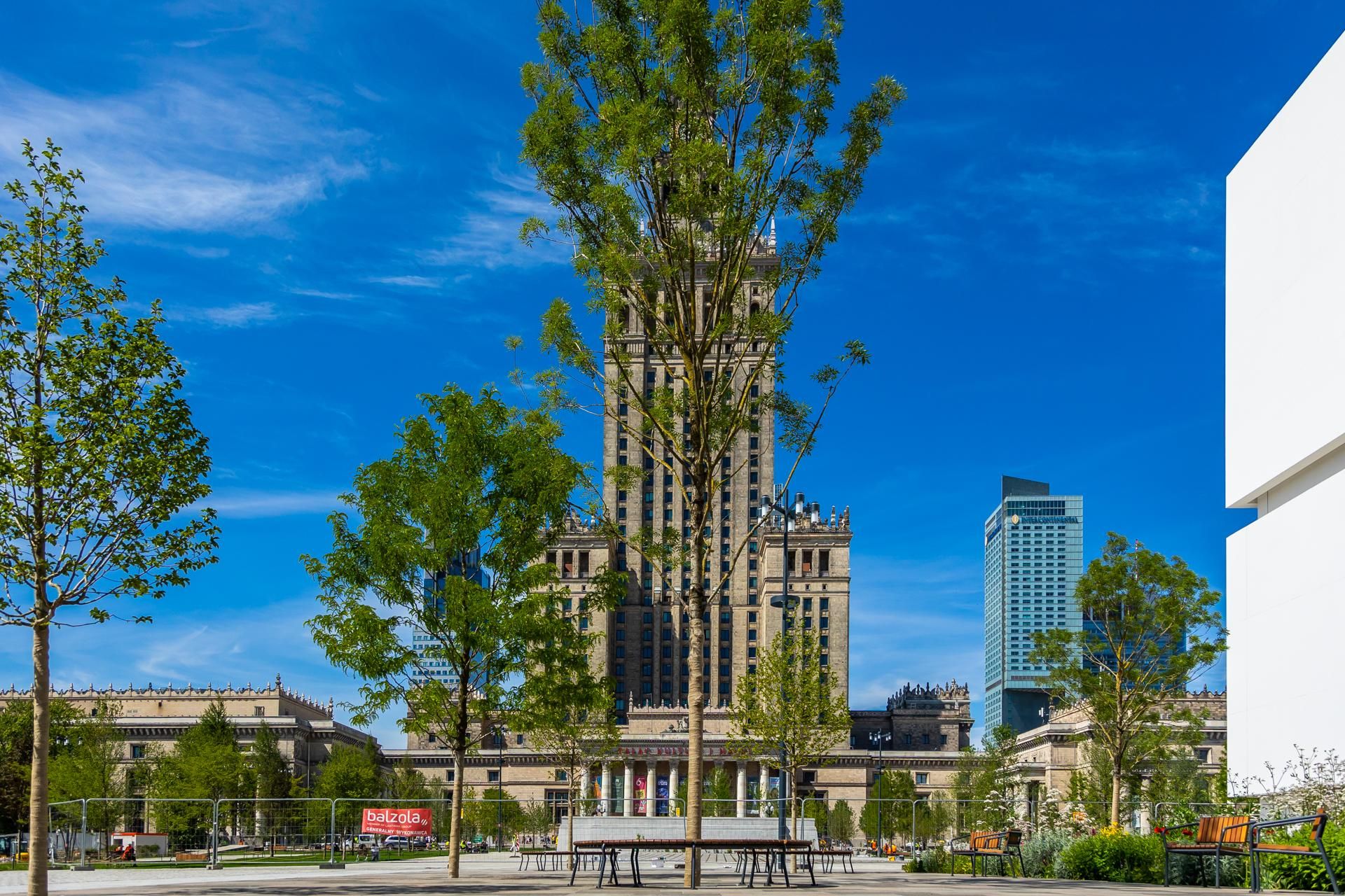 Plac Centralny Warszawa, sierpień 2025