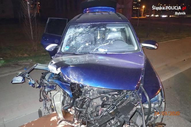Spowodował wypadek i uciekał pieszo
