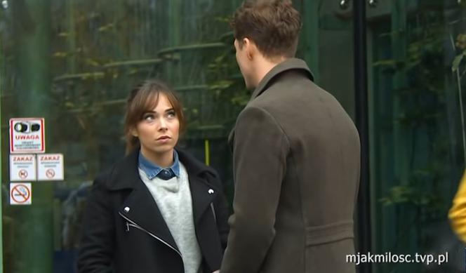 M jak miłość. Ania (Maria Pawłowska), Marcin (Mikołaj Roznerski)