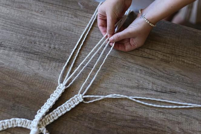 DIY: Makrama. Krok 9