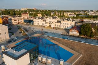 Na dachu dworca w Lublinie powstaje strefa wypoczynku