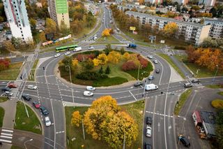 Rondo Solidarności bez świateł przez tydzień! Przez zniszczony sterownik