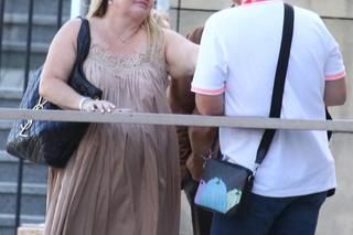 Katarzyna Niezgoda z mężem nad morzem