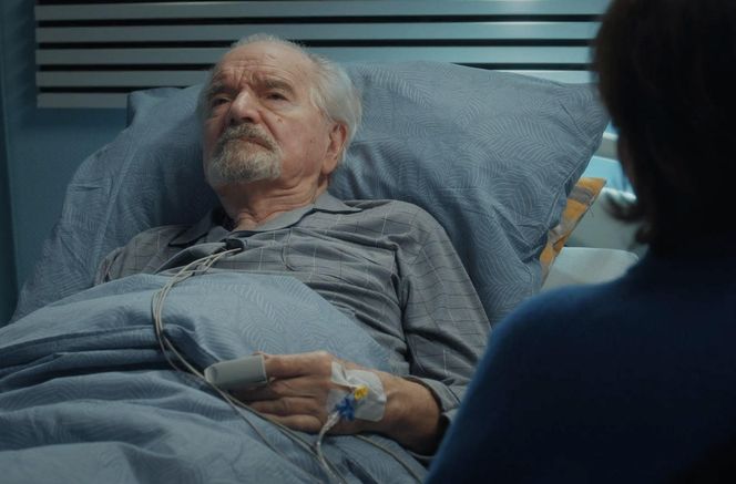 M jak miłość, odcinek 1870. Kosowski (Stanisław Brejdygant), Marysia (Małgorzata Pieńkowska)