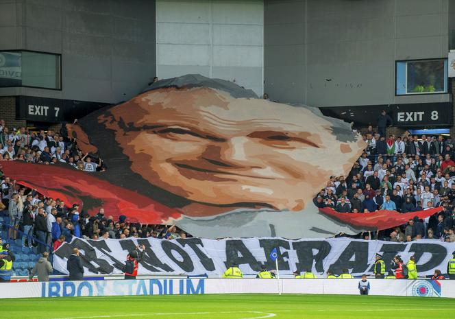 Artur Boruc na meczu Rangers vs. Legia