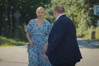 	M jak miłość odc. 1831. Jagoda (Katarzyna Kołeczek), Tadeusz (Bartłomiej Nowosielski)