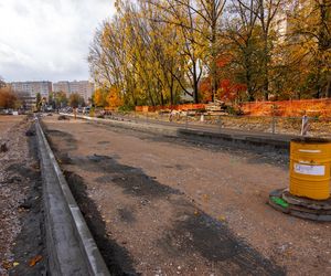 Budowa tramwaju na Stegny w Warszawie