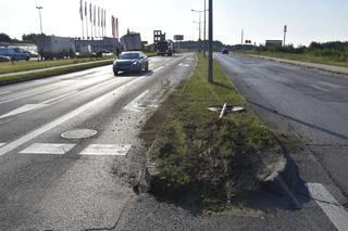 Kierowca ciężarówki zgubił naczepę w Tarnowie