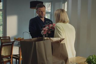 M jak miłość odc. 1876. Dorota (Iwona Rejzner), Bartek (Arkadiusz Smoleński)