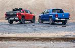 Toyota Hilux 2.4 D-4D 150 KM 4x4 AT6 Selection 50 vs. Volkswagen Amarok V6 3.0 TDI 258 KM 4Motion DSG8 Aventura