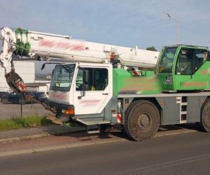 Ponad promil alkoholu u kierowcy dźwigu w Skoczowie