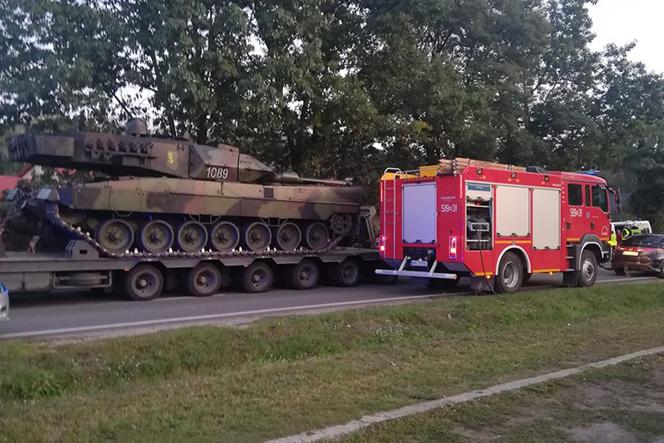 Zderzenie z czołgiem w Sulejówku