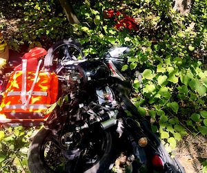 Wypadek motocyklisty w Kaletach