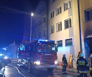 Pożar bloku przy ul. Przemysłowej w Tarnowie 31.05.2023r.