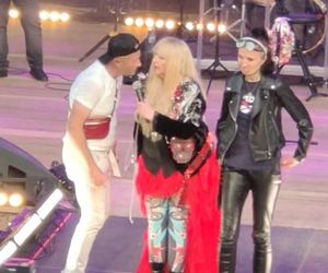 Facet wtargnął na scenę podczas koncertu Maryli Rodowicz. Ochroniarz nie zdążył