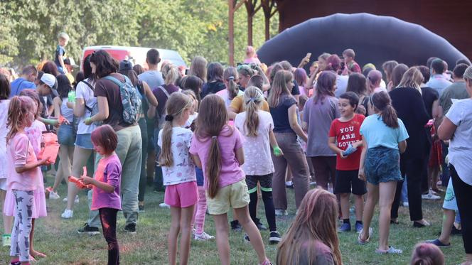 Zakończenie wakacji z Holi Święto Kolorów na Słonecznym Wrotkowie w Lublinie