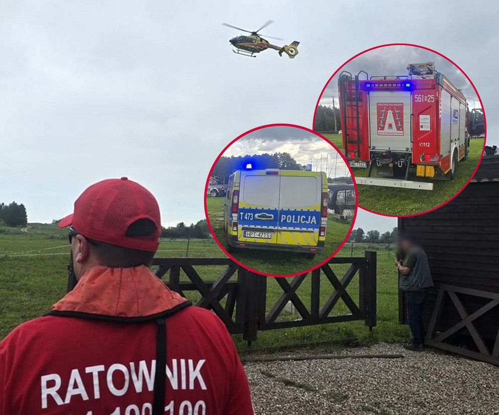 Tragedia na jeziorze Mamry. 45-latek jechał skuterem i zniknął pod wodą