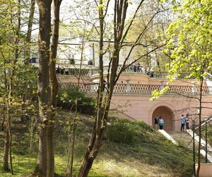 Warszawa. Zabytkowy ogród tarasowy SGGW 