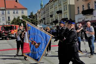 Uroczystość nadania sztandaru Komendzie Miejskiej Państwowej Straży Pożarnej w Kaliszu