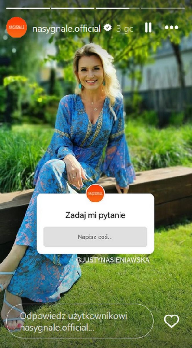 Na sygnale. Justyna Sieniawska