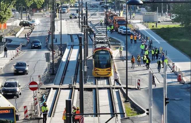 Pierwszy w historii tramwaj pojechał na Stegny