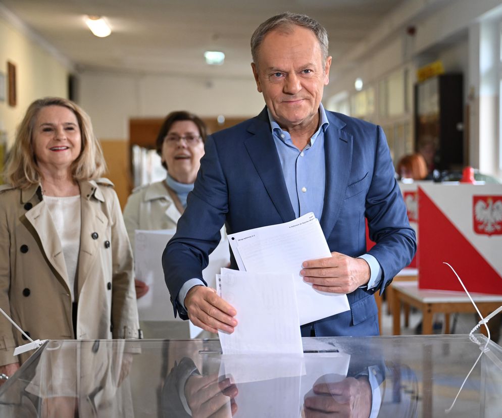 Donald Tusk zagłosował w Sopocie