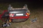Wypadek na autostradzie A4 w Rzezawie