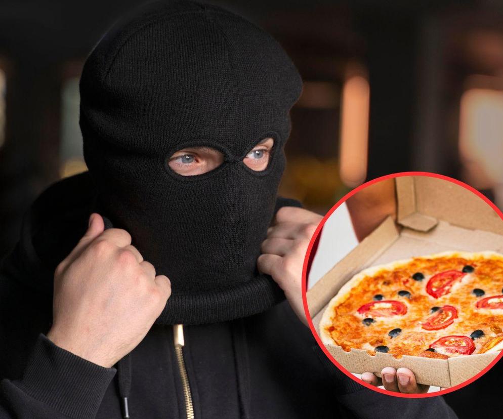 W kominiarkach napadli na dostawcę z pizzerii. Chcieli ukraść torby z jedzeniem wartym 500 zł