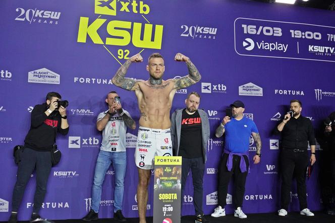 Oficjalne ważenie zawodników przed XTB KSW 92 w Gorzowie