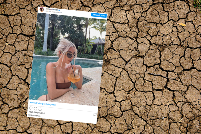 „Megasusza” w USA. Kim Kardashian i Sylvester Stallone oskarżeni o marnowanie wody