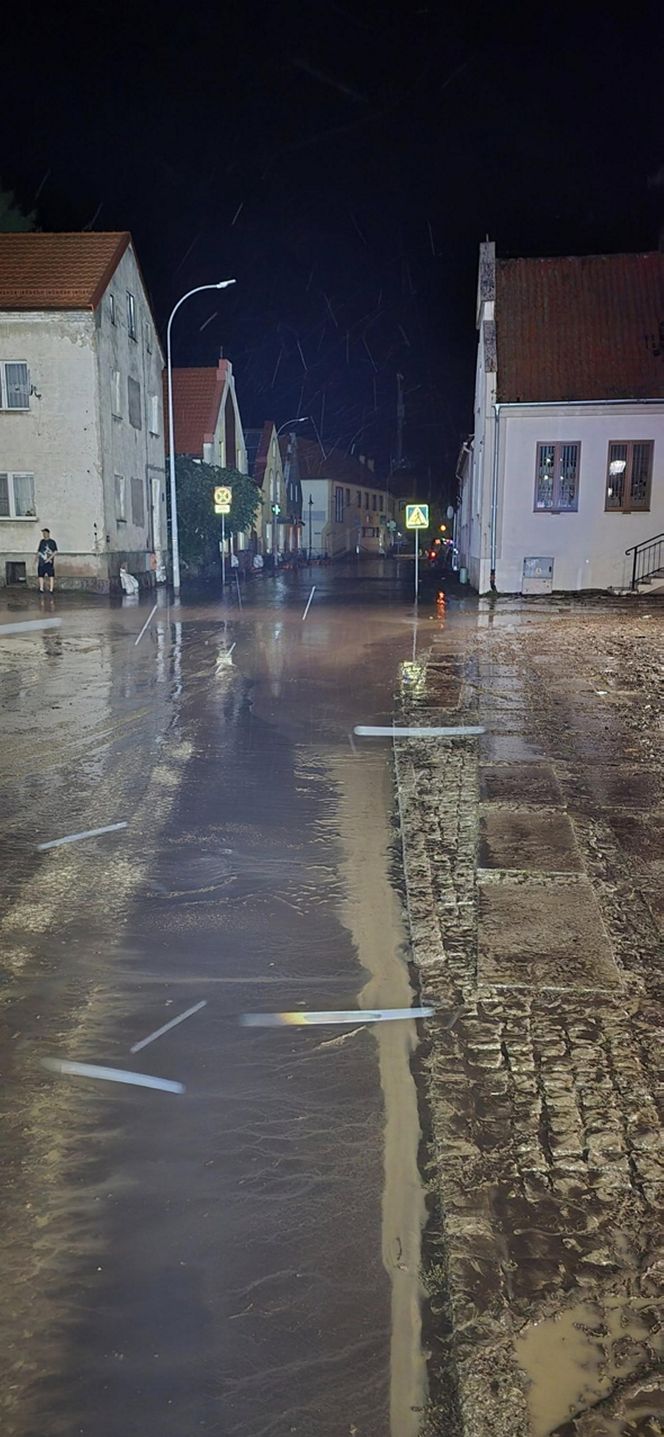 Woda zalała Tolkmicko