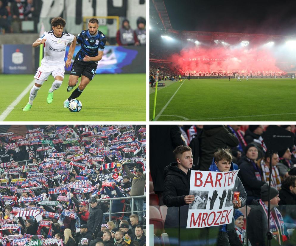 Górnik Zabrze kontra Lech Poznać 0:0 na stadionie w Zabrzu