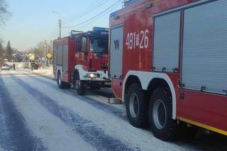 Pożar przy ulicy Berezów w Suchedniowie