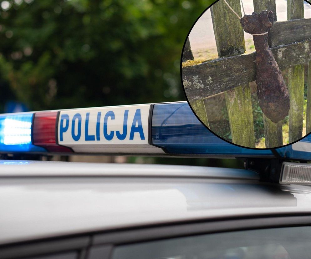 Groził sąsiadom, powiesił na płocie pocisk. Służby musiały pilnie działać