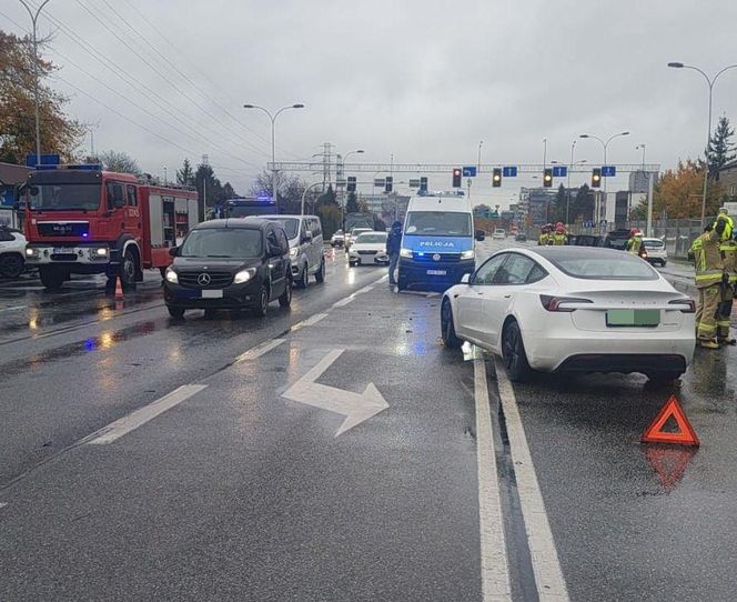 Poważny wypadek na al. Sikorskiego