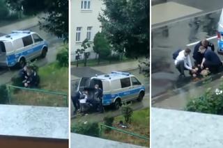 Lubin. Mężczyzna zmarł po interwencji policji! Jest nagranie