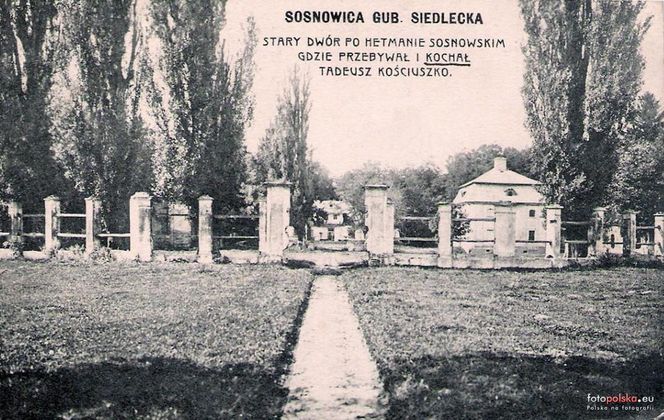 Sosnowica na starych zdjęciach